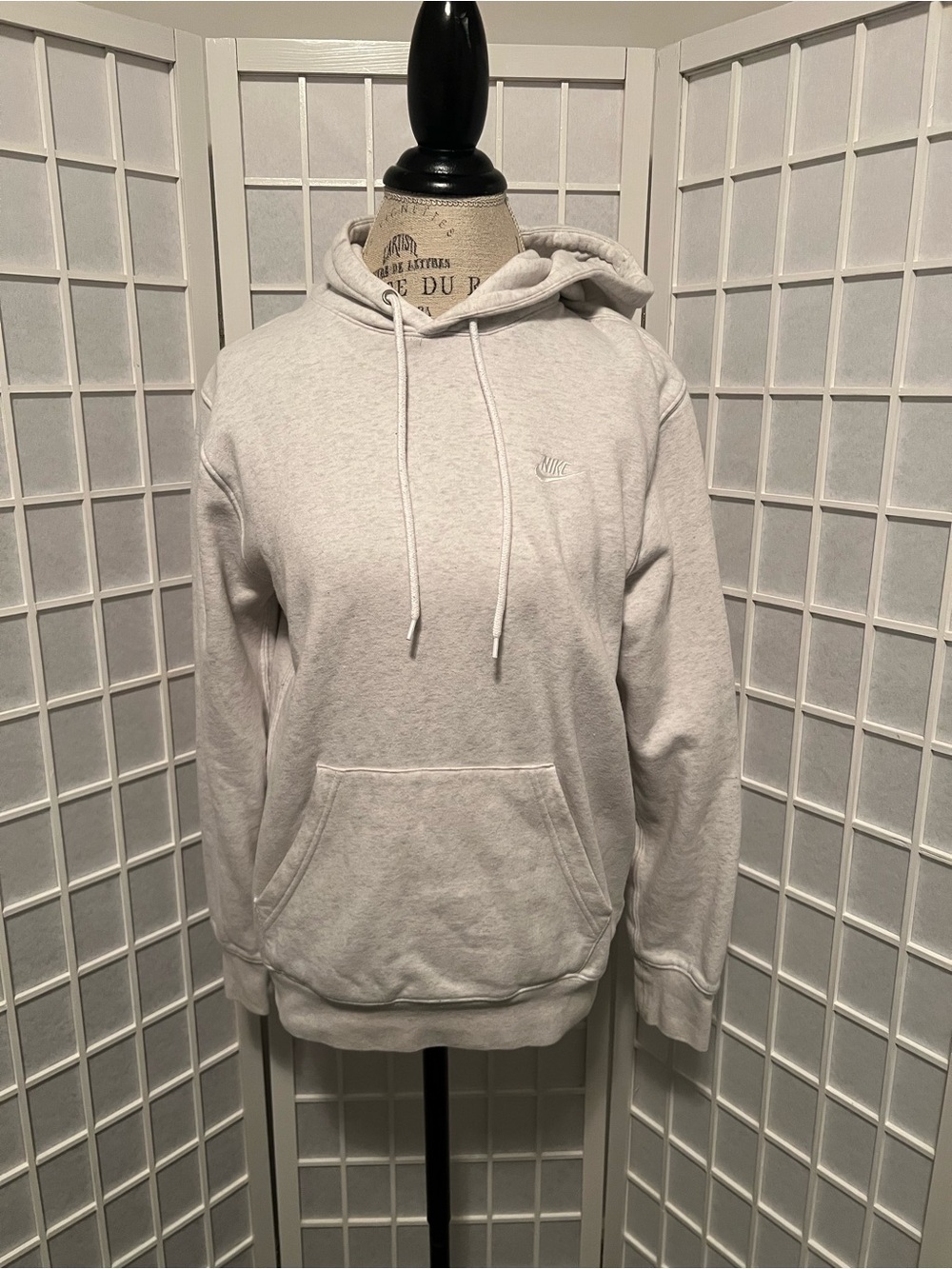 Nike Light Heather Gray Pullover Hoodie